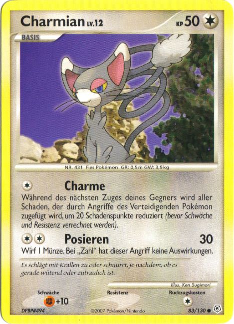 Charmian 83 — Diamond & Pearl (German Pokémon TCG card)