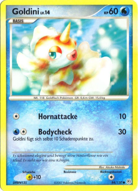 Goldini 84 — Diamond & Pearl (German Pokémon TCG card)