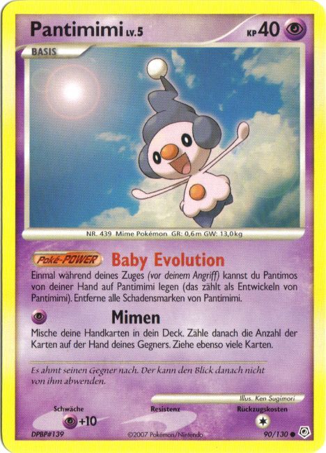 Pantimimi 90 — Diamond & Pearl (German Pokémon TCG card)