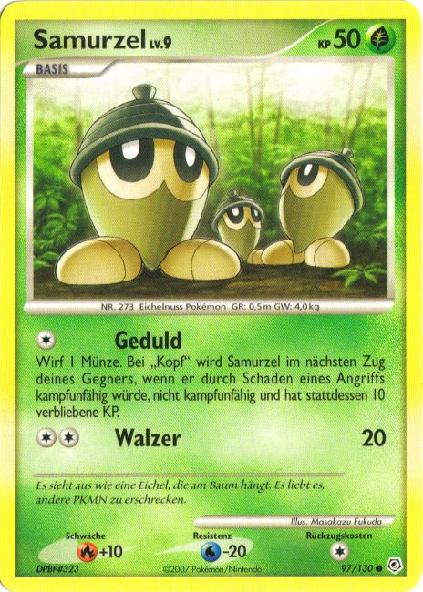Samurzel 97 — Diamond & Pearl (German Pokémon TCG card)