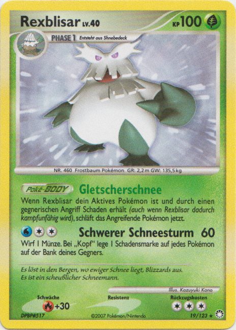Rexblisar 19 — Mysterious Treasures (German Pokémon TCG card)