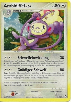 Ambidiffel 3 — Mysterious Treasures (German Pokémon TCG card)