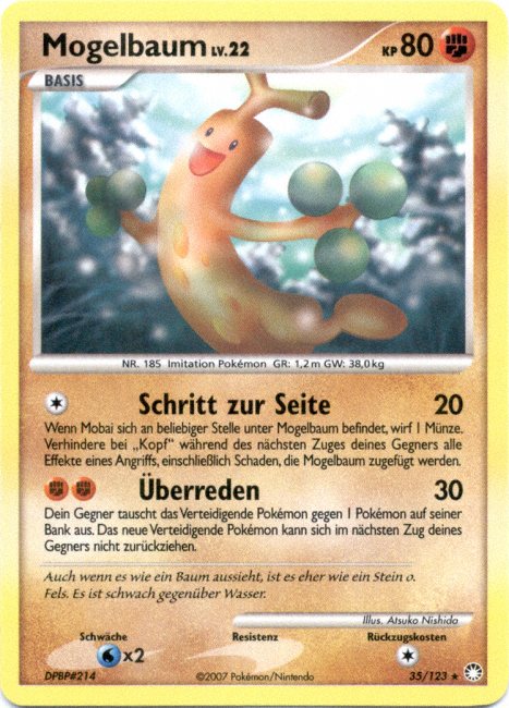 Mogelbaum 35 — Mysterious Treasures (German Pokémon TCG card)