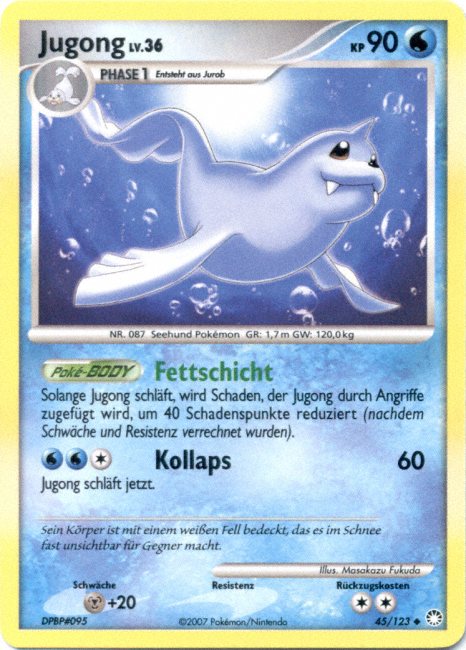 Jugong 45 — Mysterious Treasures (German Pokémon TCG card)