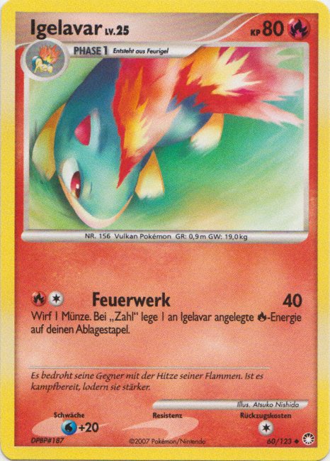 Igelavar 60 — Mysterious Treasures (German Pokémon TCG card)