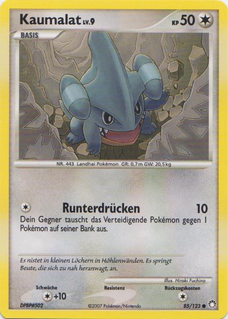 Kaumalat 85 — Mysterious Treasures (German Pokémon TCG card)