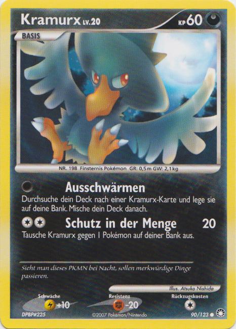 Kramurx 90 — Mysterious Treasures (German Pokémon TCG card)