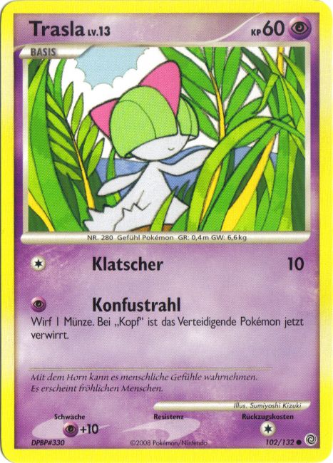 Trasla 102 — Secret Wonders (German Pokémon TCG card)