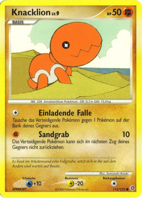 Knacklion 115 — Secret Wonders (German Pokémon TCG card)
