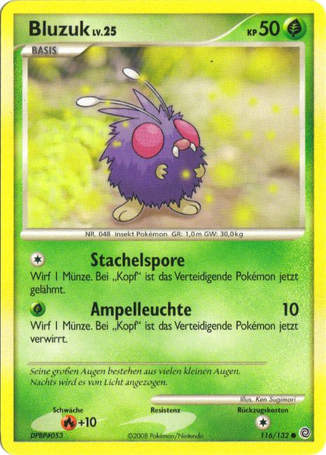 Bluzuk 116 — Secret Wonders (German Pokémon TCG card)