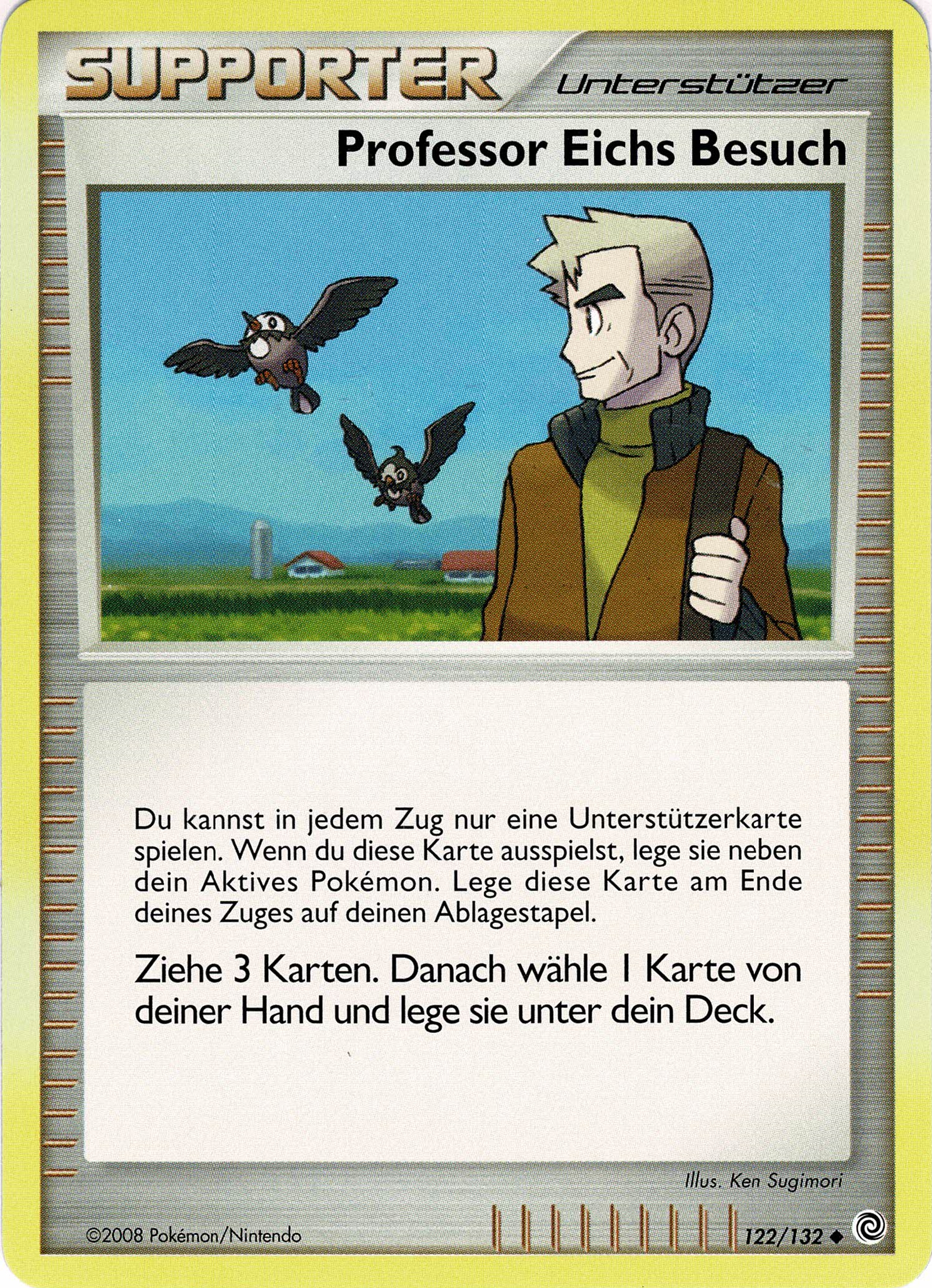 Professor Eichs Besuch 122 — Secret Wonders (German Pokémon TCG card)
