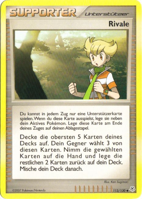 Rivale 124 — Secret Wonders (German Pokémon TCG card)
