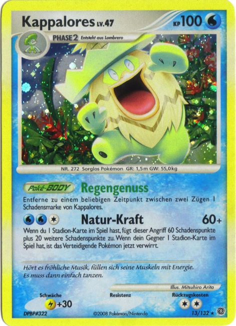 Kappalores 13 — Secret Wonders (German Pokémon TCG card)