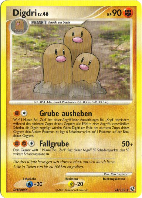 Digdri 24 — Secret Wonders (German Pokémon TCG card)