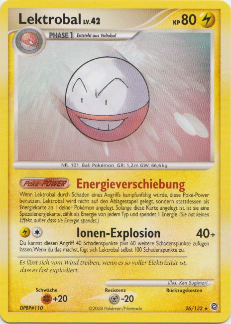Lektrobal 26 — Secret Wonders (German Pokémon TCG card)