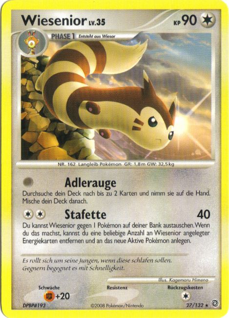 Wiesenior 27 — Secret Wonders (German Pokémon TCG card)