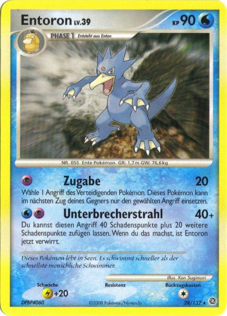 Entoron 28 — Secret Wonders (German Pokémon TCG card)