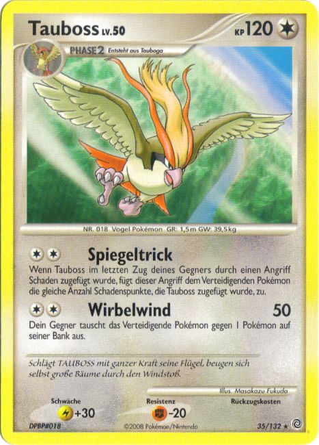 Tauboss 35 — Secret Wonders (German Pokémon TCG card)