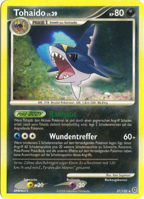 Tohaido 37 — Secret Wonders (German Pokémon TCG card)