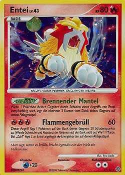 Entei 4 — Secret Wonders (German Pokémon TCG card)
