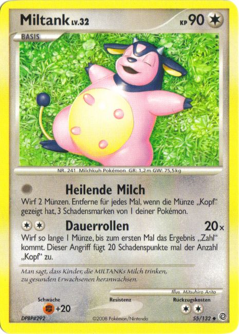 Miltank 55 — Secret Wonders (German Pokémon TCG card)