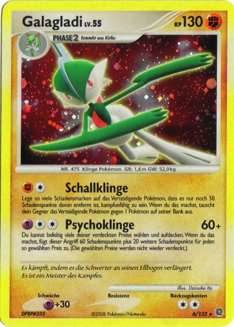 Galagladi 6 — Secret Wonders (German Pokémon TCG card)