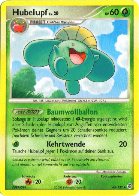 Hubelupf 65 — Secret Wonders (German Pokémon TCG card)