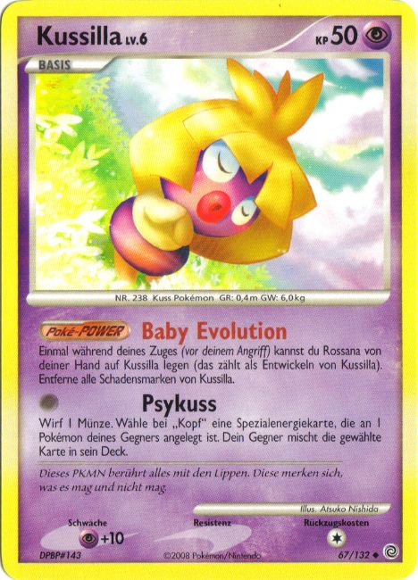 Kussilla 67 — Secret Wonders (German Pokémon TCG card)