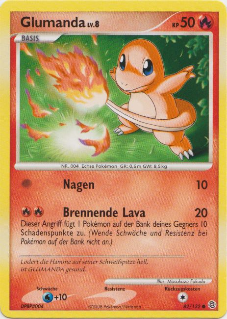 Glumanda 82 — Secret Wonders (German Pokémon TCG card)