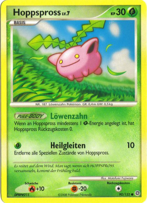 Hoppspross 90 — Secret Wonders (German Pokémon TCG card)