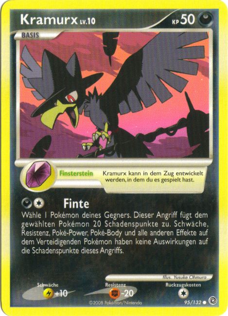 Kramurx 95 — Secret Wonders (German Pokémon TCG card)