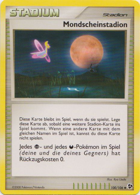 Mondscheinstadion 100 — Great Encounters (German Pokémon TCG card)