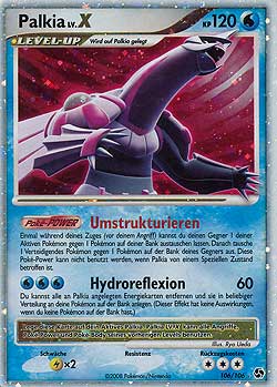 Palkia 106 — Great Encounters (German Pokémon TCG card)
