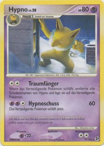 Hypno 19 — Great Encounters (German Pokémon TCG card)