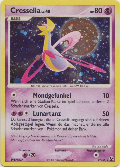 Cresselia 2 — Great Encounters (German Pokémon TCG card)