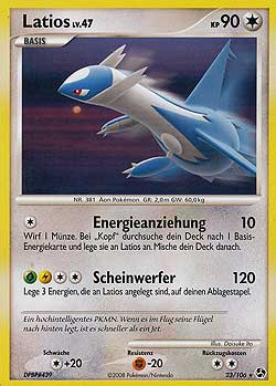 Latios 23 — Great Encounters (German Pokémon TCG card)