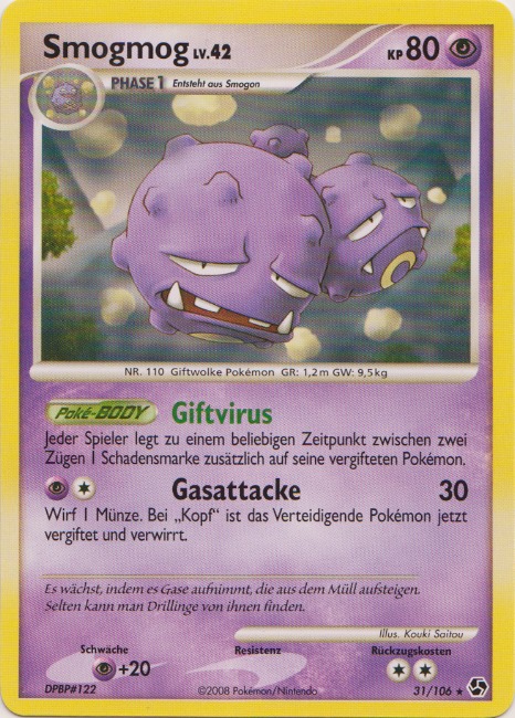 Smogmog 31 — Great Encounters (German Pokémon TCG card)