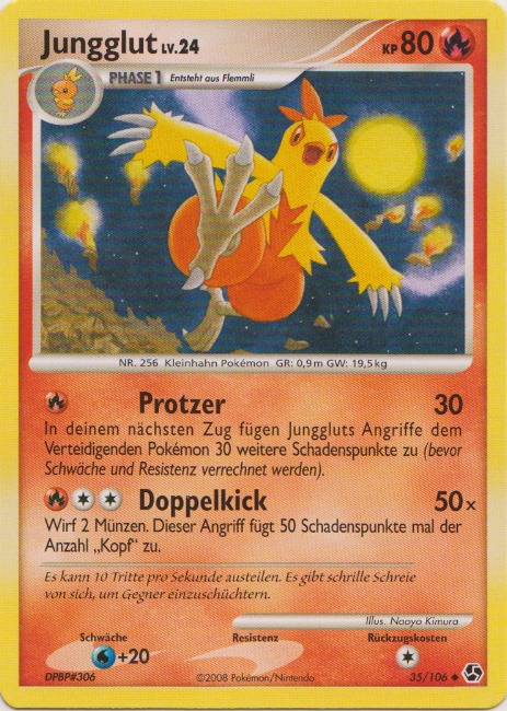 Jungglut 35 — Great Encounters (German Pokémon TCG card)