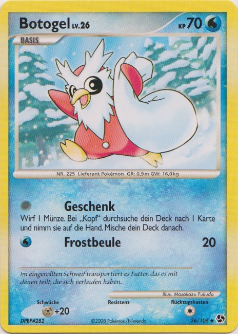 Botogel 36 — Great Encounters (German Pokémon TCG card)
