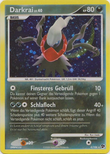 Darkrai 4 — Great Encounters (German Pokémon TCG card)