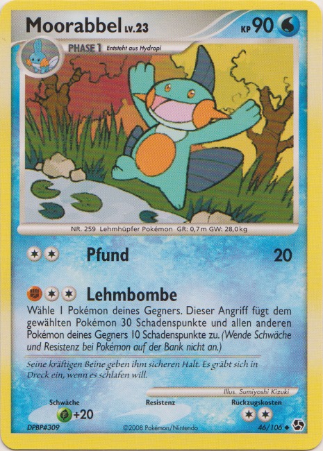 Moorabbel 46 — Great Encounters (German Pokémon TCG card)