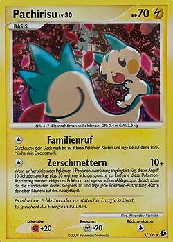 Pachirisu 5 — Great Encounters (German Pokémon TCG card)