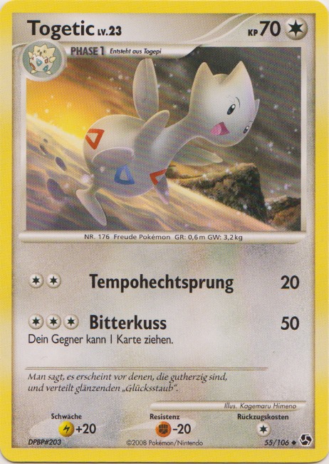 Togetic 55 — Great Encounters (German Pokémon TCG card)
