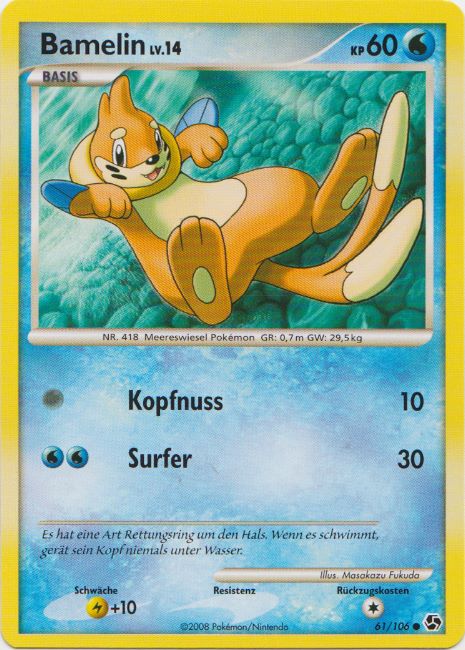 Bamelin 61 — Great Encounters (German Pokémon TCG card)