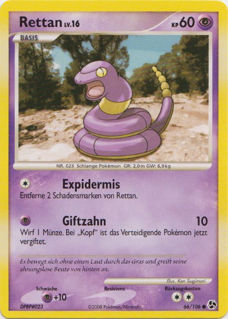 Rettan 66 — Great Encounters (German Pokémon TCG card)