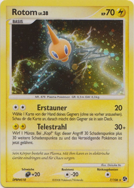 Rotom 7 — Great Encounters (German Pokémon TCG card)