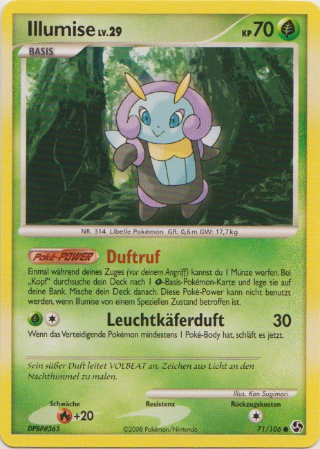Illumise 71 — Great Encounters (German Pokémon TCG card)
