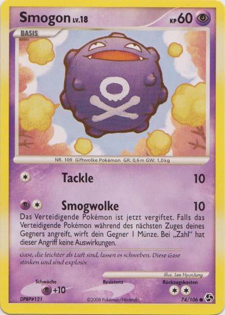Smogon 74 — Great Encounters (German Pokémon TCG card)