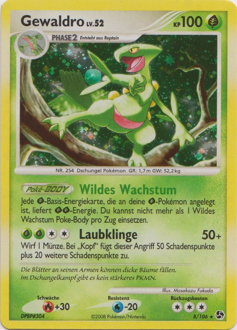 Gewaldro 8 — Great Encounters (German Pokémon TCG card)