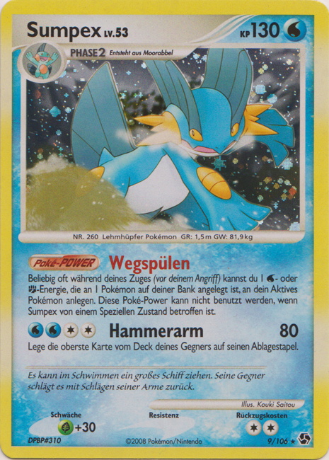 Sumpex 9 — Great Encounters (German Pokémon TCG card)